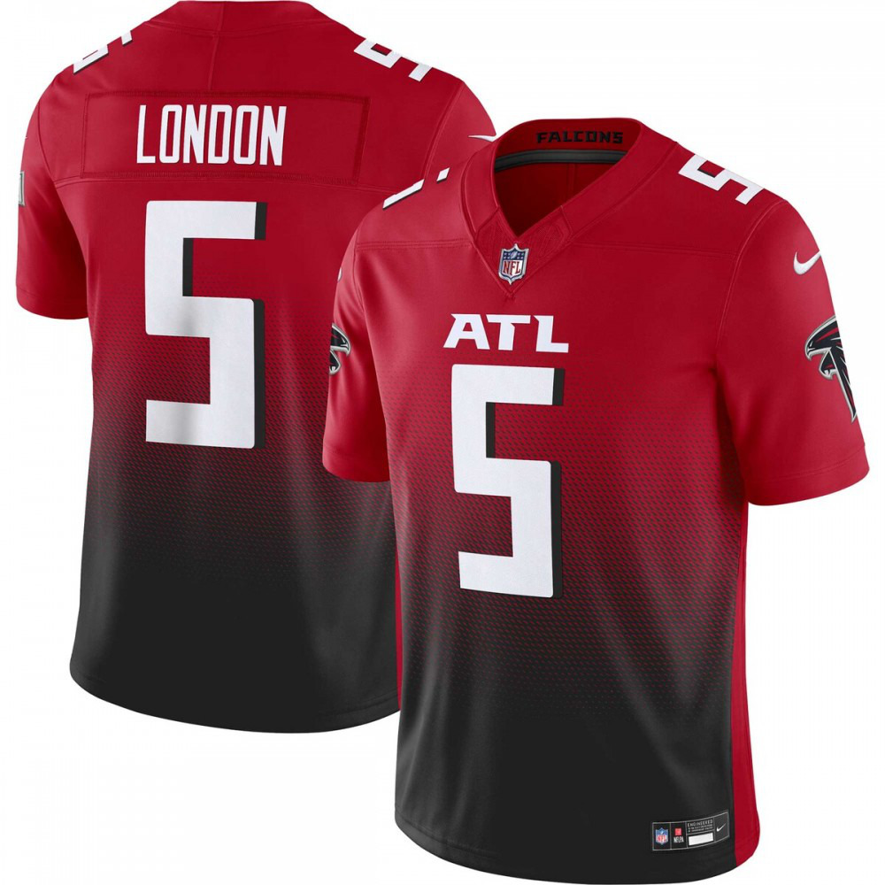 Drake London Atlanta Falcons Nike Vapor F.U.S.E. Limited Jersey - Red-GridironStore